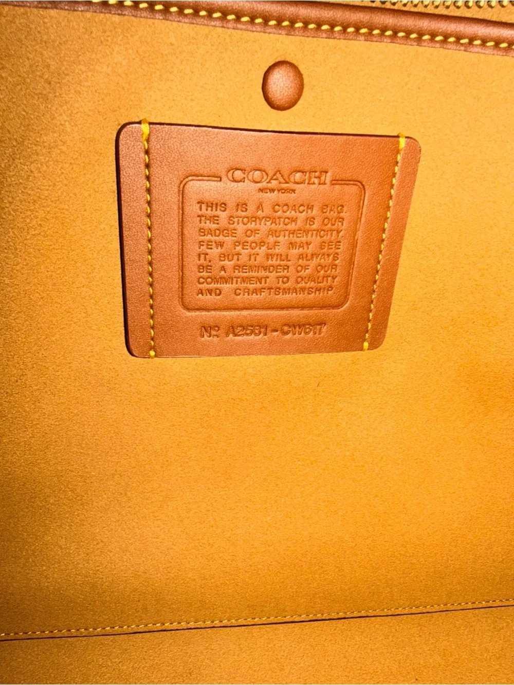 Coach Empire Carryall 48 Honey Brown/Brass